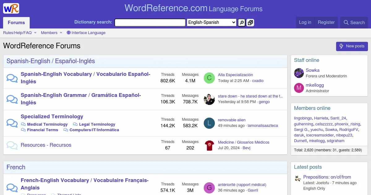 WordReference Forums